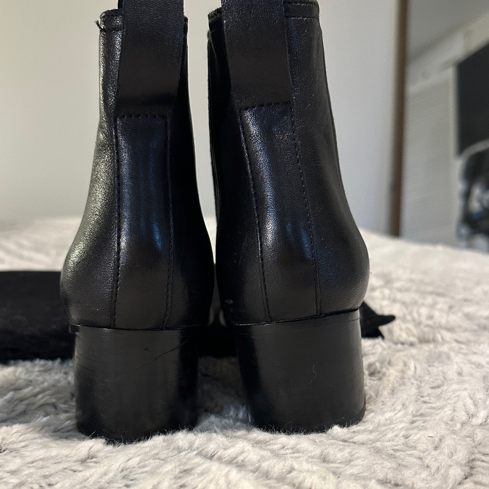 Rag & Bone Walker Black Leather Chelsea ankle Boots - Picture 7 of 7